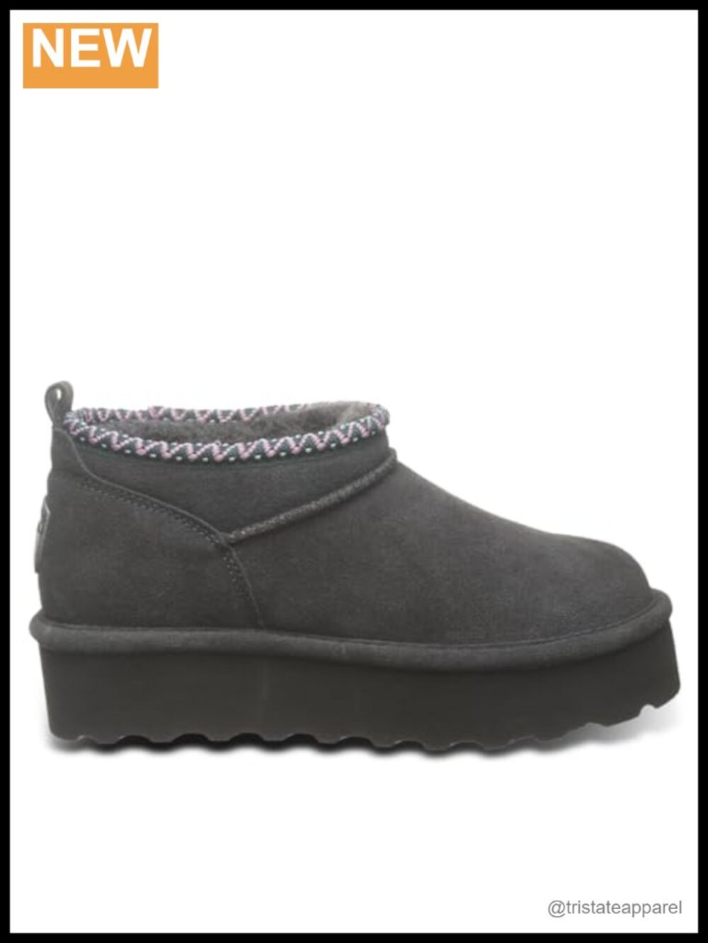Women's Suede Ankle Boots Water Repellent Winter Pull-On Mid-Calf